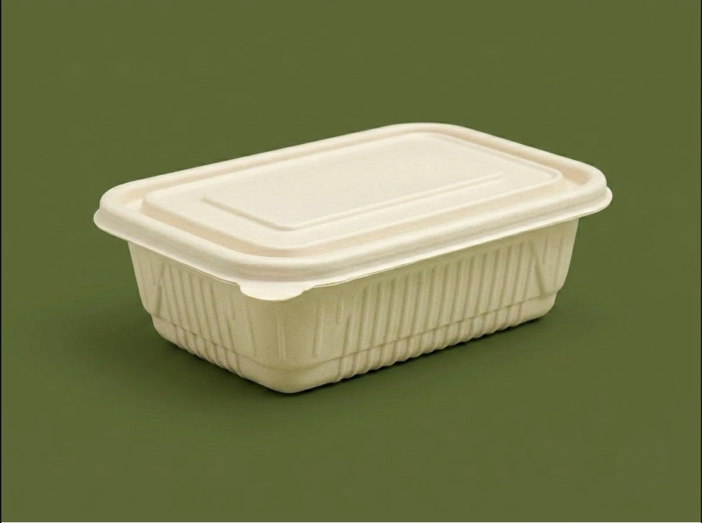 Rectangle Cornstarch Box with Lid